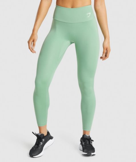 Women's Gymshark Training Leggings Light Green | CA 6N1A57